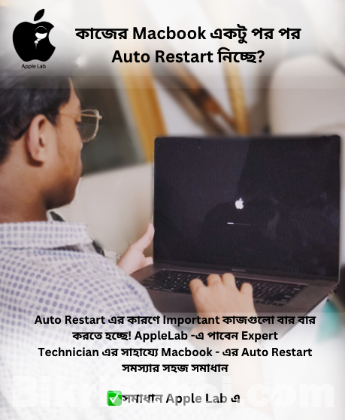 repair services for MacBook auto restart issues.